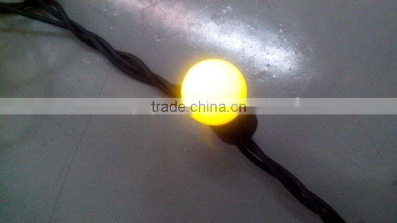 17mm round ball christmas lights colorful mixed led christmas light