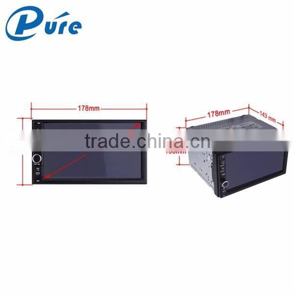 Double din touch screen car stereo gps radio bluetooth player android5.1.1 dvd player for car