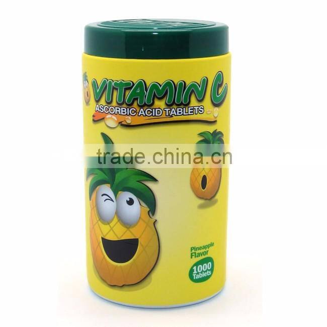 Patar Orange And Yellow Vitamin C Tablet 50 mg , Acorbic Acid Health Care Supplement