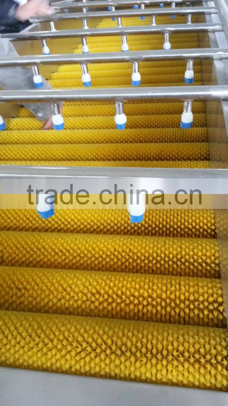 Hp-360 Vegetable And Fruit Brush Washing Washer And Drying Dryer Machine