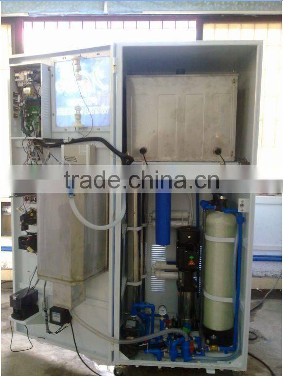 Water Vending Machine with 2 sets dispensing window /3 gallon and 5gallon refilling drinking water vending machine