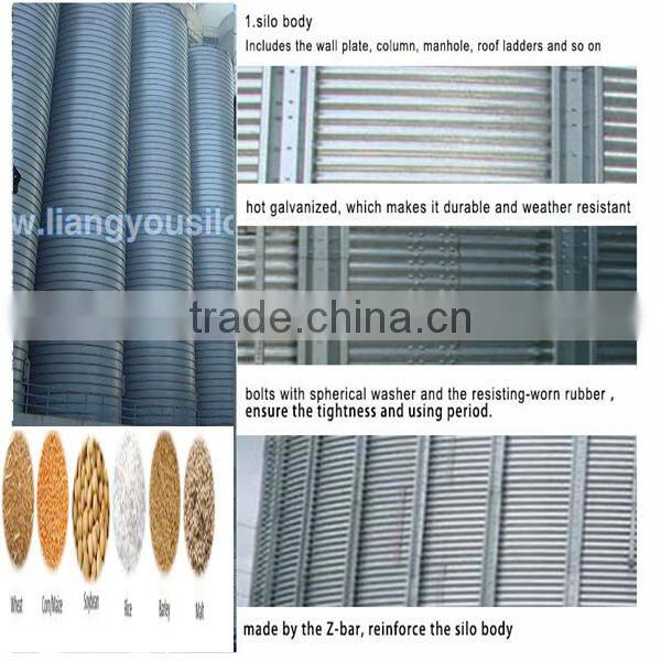 perfect performance grain storage bolted silo corn silo machine