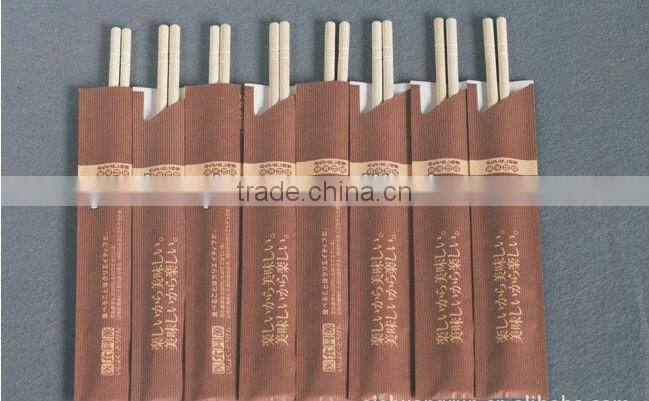 Derect manufactory paper package disposable bamboo chopsticks for gift