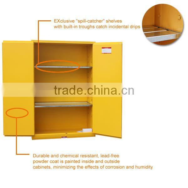 Flammable solvent safety cabinet