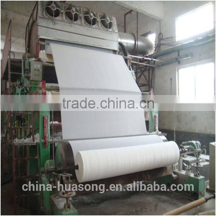 lowest price 1092 model tissue roll paper making machine from manufacturer directly
