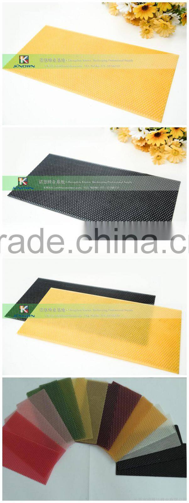 Pure bees beeswax bee foundation apis mellifera plastic comb foundation sheet