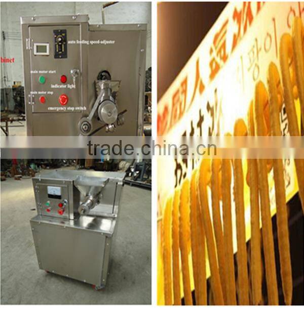 Stainless steel corn puffing/Puffed corn stick snack making machine