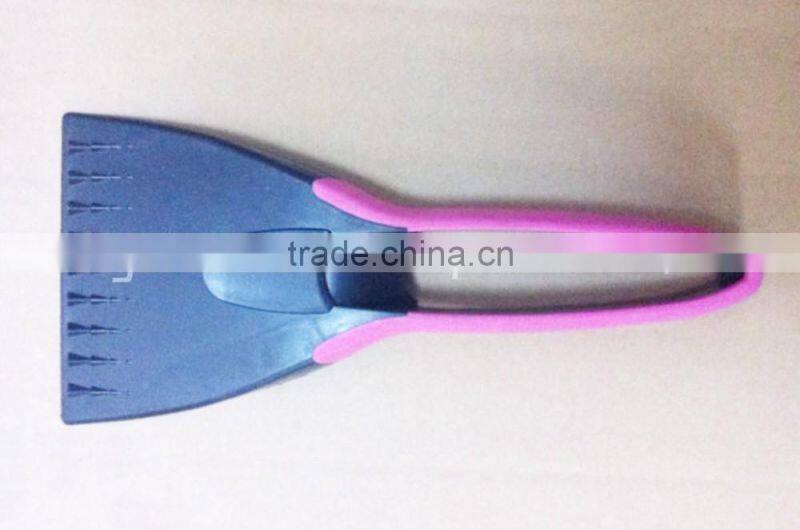 portable plastic push snow shovel