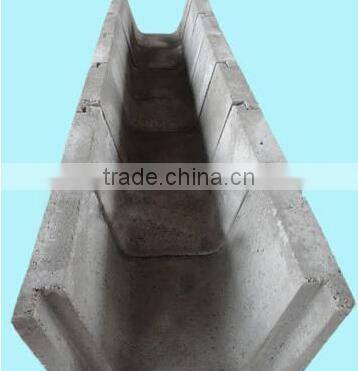 hydraform concrete U channel molding machine , Concrete Water Channel Making Machine