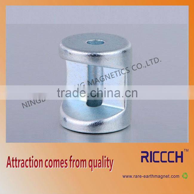 Groove magnet in industry magnet