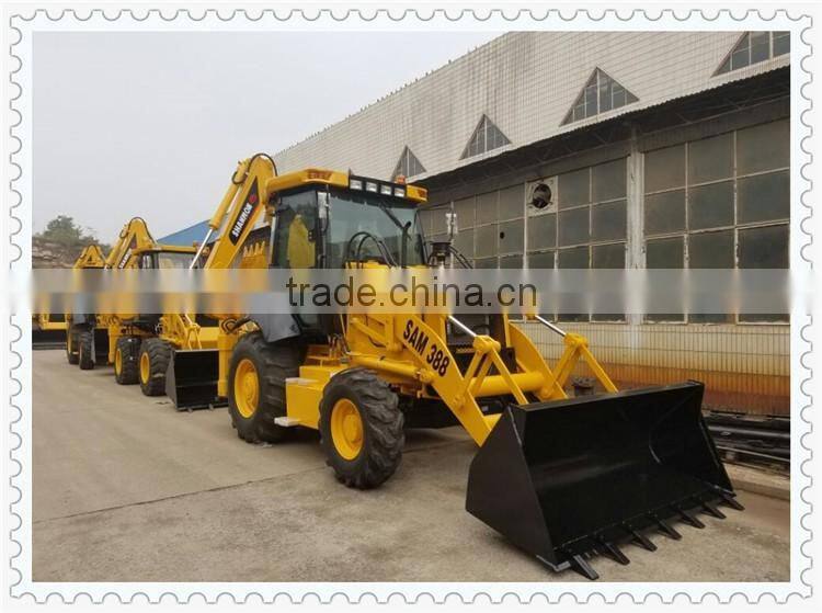 AS870 8ton 3CX backhoe loader dubai original manufacturer with deutz engine and carraro electric transmission