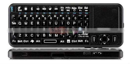 2.4G mini wireless keyboard with Touchpad
