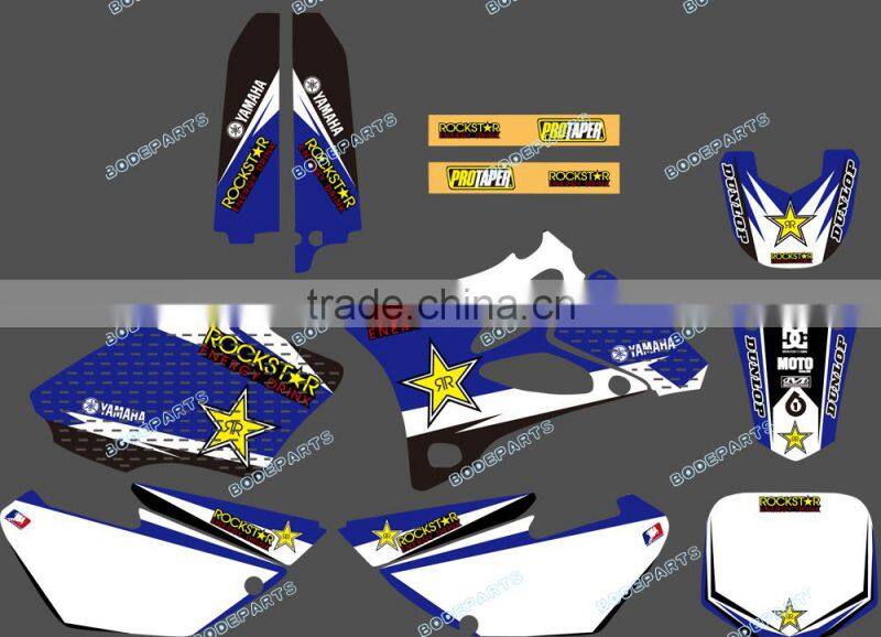 (0125 star)TEAM GRAPHICS & BACKGROUNDS DECALS STICKERS for YAMAHA YZ85 2002 2003 2004 2005 2006 2007 2008 2009 2010 2011 2012