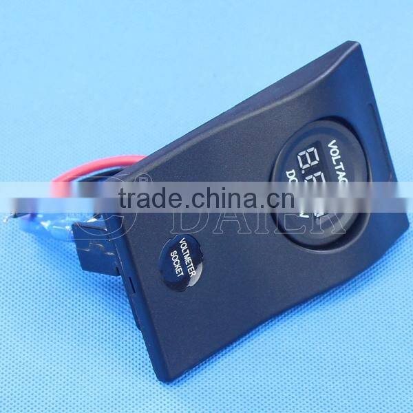 12V Digital Panel Voltmeter 12VDC/12Volt Switch Panel