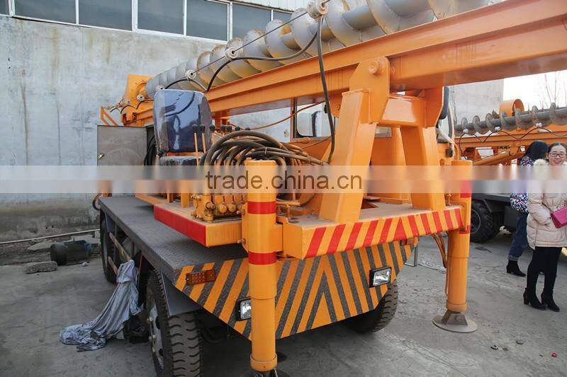 four wheels pile driver/piling machine pile hammer piledriver pile rig