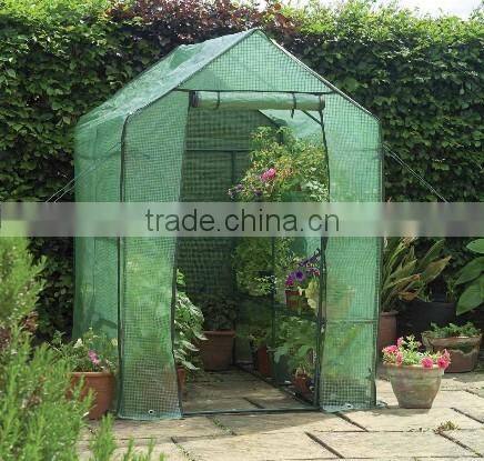 Walk-In Greenhouse with Shelving 6'3" long x 4'1" deep x 6'3" high (Includes Shelving)
