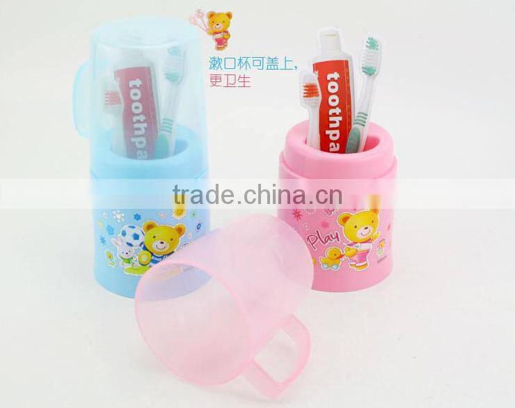 cute kids toothbrush cup washing set cup toothbrush holder