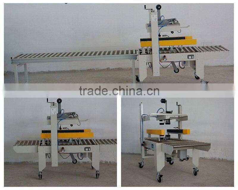 Narrow carton sealing machine