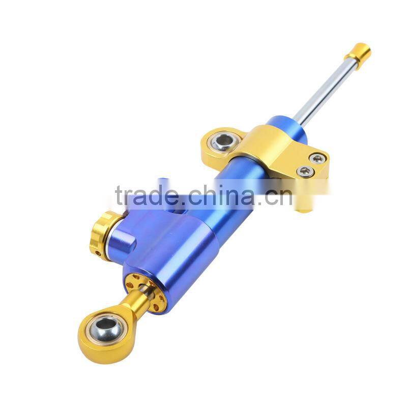 for Universial Motorcycle Adjustable Steering Damper Stabilizer Top Quality Blue