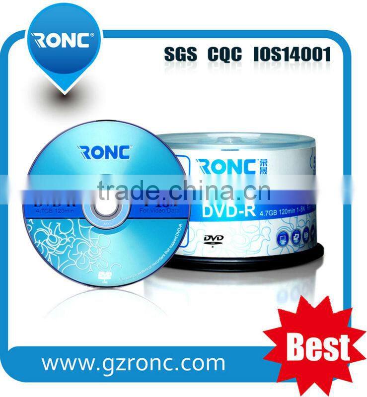 Wholesale Grade A+ blu ray bluray disc blueray 25GB 50GB 50pcs cake box