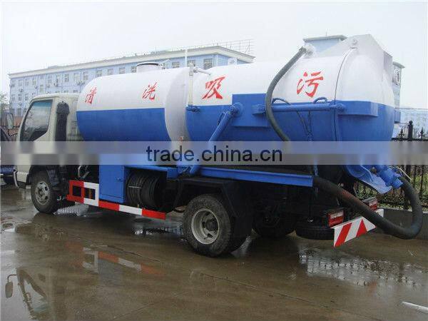 sewer vacuum with high pressure cleaning truck