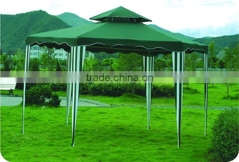 DOUBLE-ROOF METAL GAZEBO