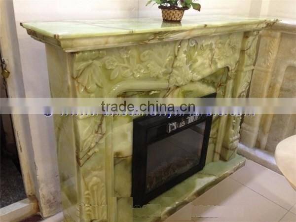 STYLISH AFGHAN GREEN JADE ONYX FIREPLACES FOR BATTER LIFE STYLE