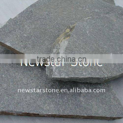 Black roundness garden stone