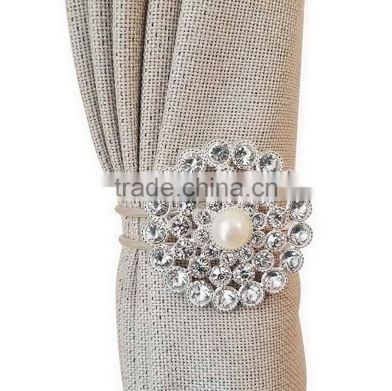 crystals jewelled curtain ring clip,curtain tie up