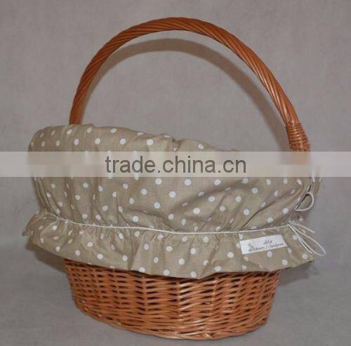 Handmade Bike Bicycle Wicker Basket Liner Lining