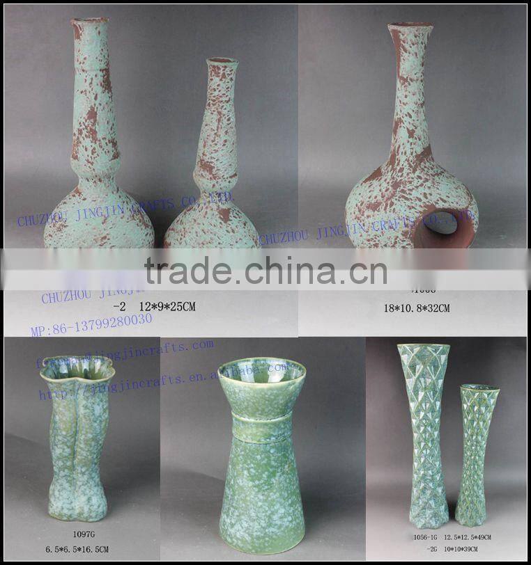 2017 hotel restaurant decoration ceramic vase