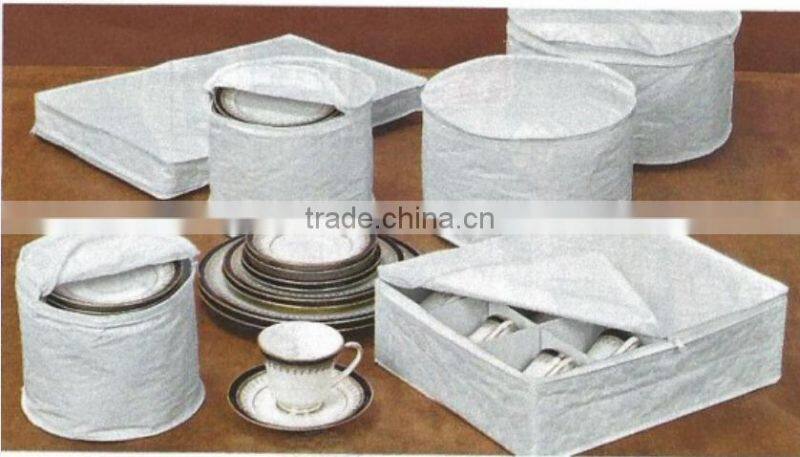 Store More 6 Piece Cloth Dinnerware Storage Set