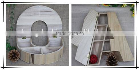 Lightweight number decoration wooden candy box wholesale
