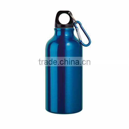 good quality outdoor drinking bottle with carabiner ,400ml