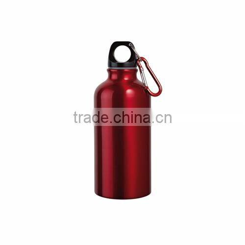 good quality outdoor drinking bottle with carabiner ,400ml
