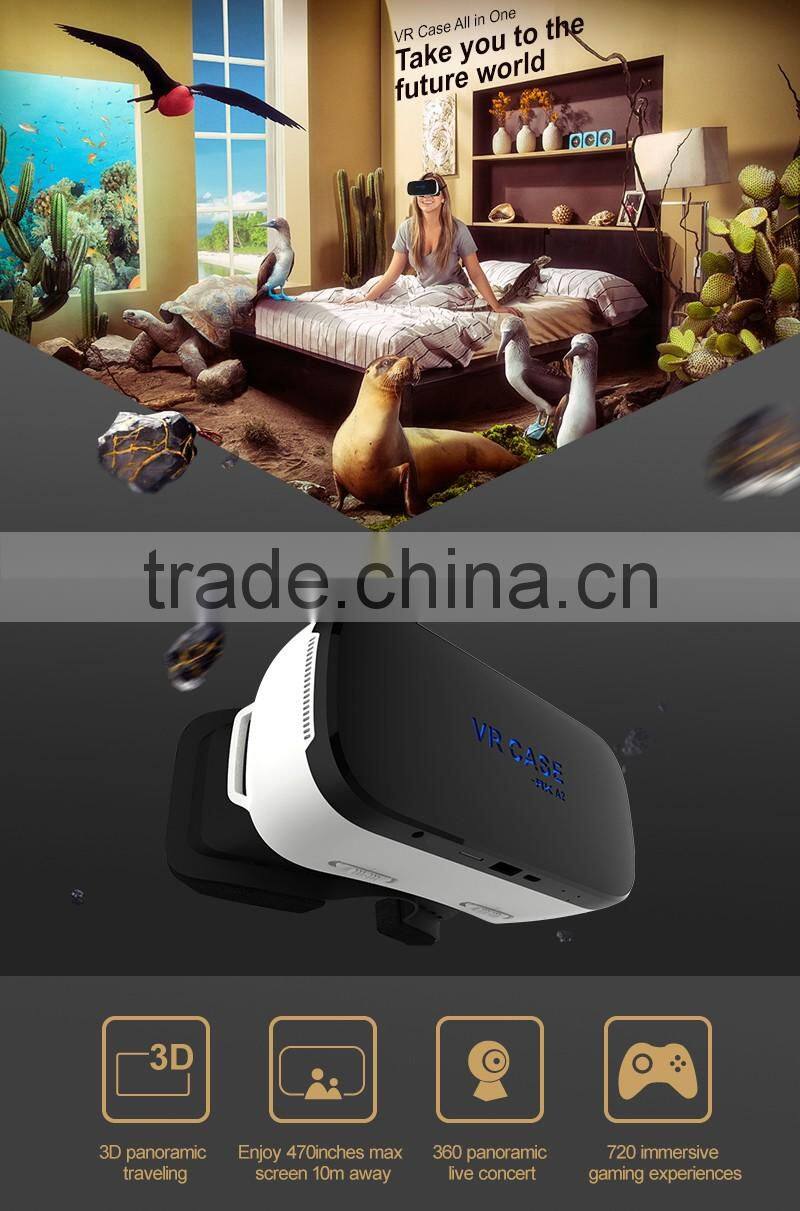 All in One VR Headset Virtual Reality Headset 3D VR Glasses,1080 HD screen with high android system