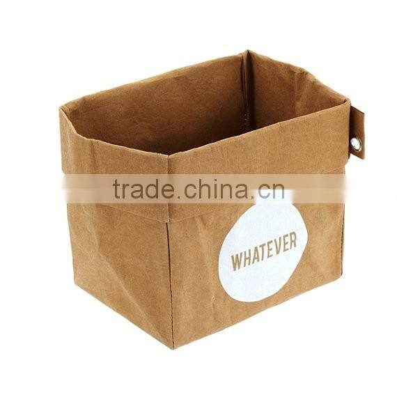 Green Field Reusable square kraft paper cheap sack home kitchen table storage bag