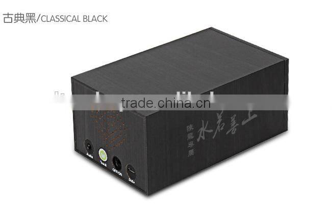 2016 Newest Explosion Hot-selling Pandora's Box Multifunction Bluetooth Stereo Music Speaker Touch LED Lamp Wooden BT Speaker