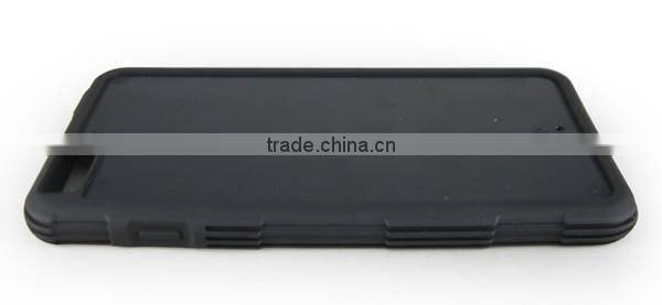 Black TPU+PC creative phone case (with notch) for iPhone 6/plus