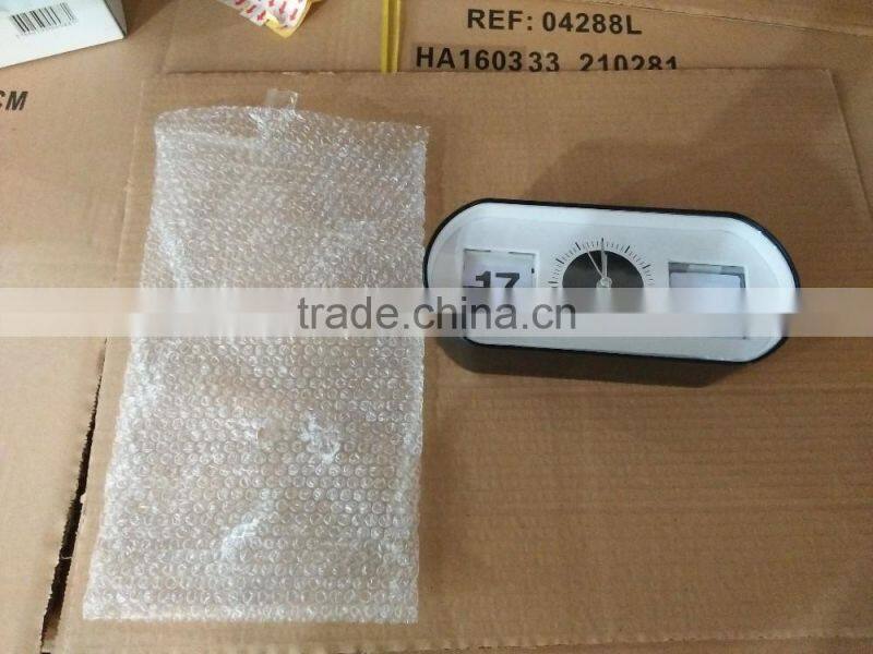 Flip-Date Retro Alarm Clock With Calendar/date table clock/table alarm clock