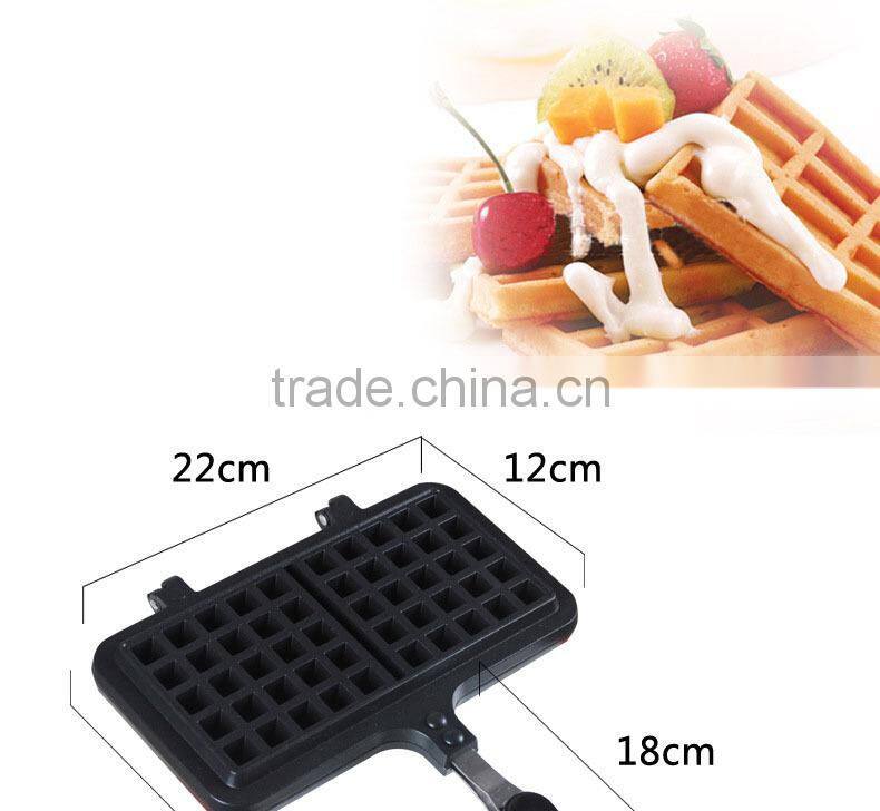 Kitchen Craft Non Stick Waffle Maker Stove Griddle Iron