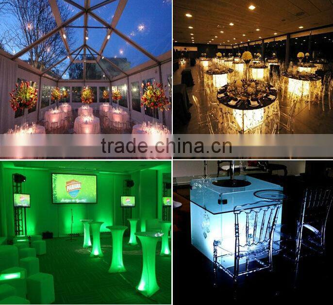 holiday lighting party decoration led furniture under table light for decorations wedding