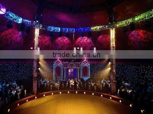 customized event led light curtain with fireproof fabric cloth