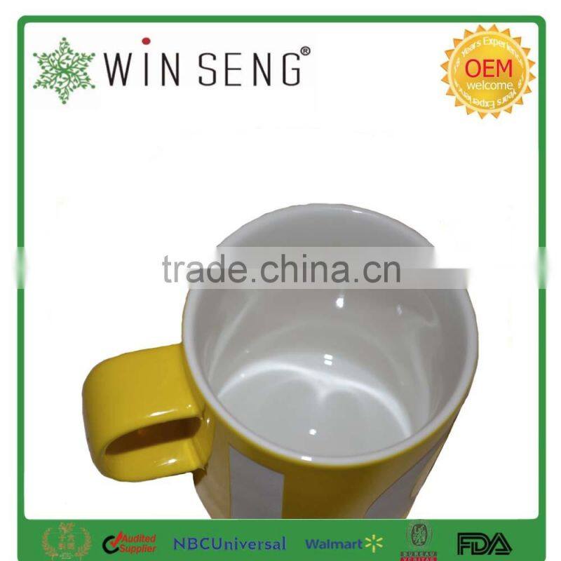 Ceramic porcelain coffee tea mug