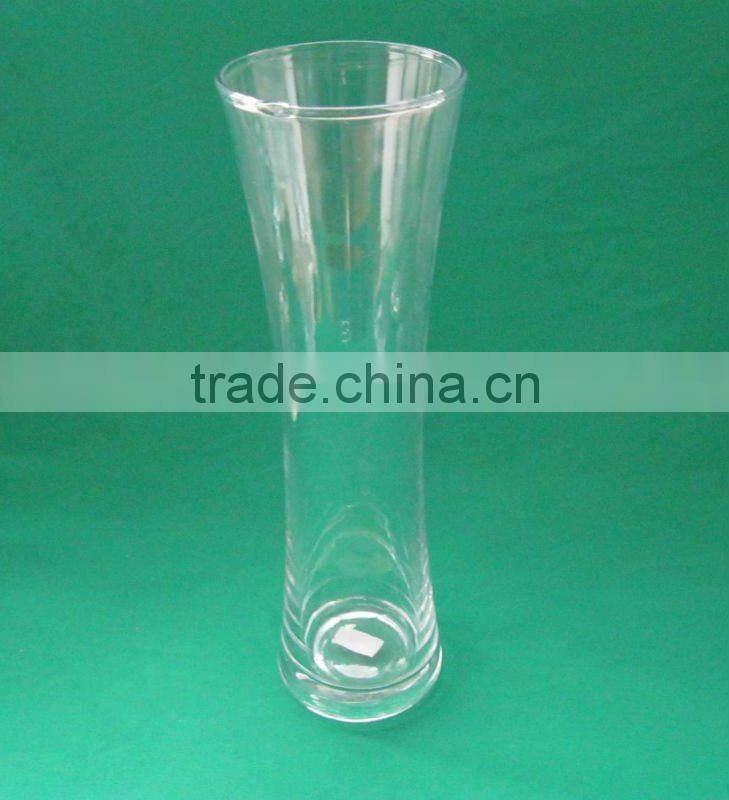 clear glass vase with decoration,frosted glass vase,glassware