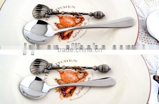 Low price with high quality stainless steel spoon long handle spoon