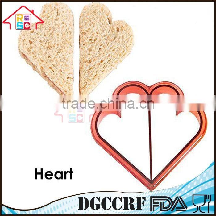 NBRSC Set of 5 Cutters Sandwich Cake Bread Toast Cookies Biscuit Cutter Mold Mould with Different Shape