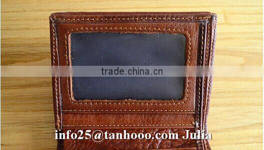 High quality genuine leather wallet/ travel wallet/men wallet