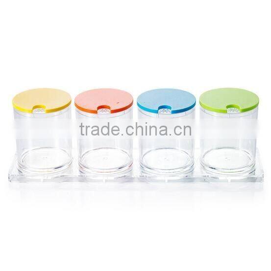4 cases transparent seasoning box spice box set plastic spice bottles wholesale