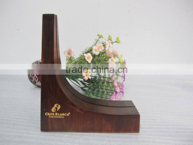 Factory customized menu pure wood clip Pine wood menu folder